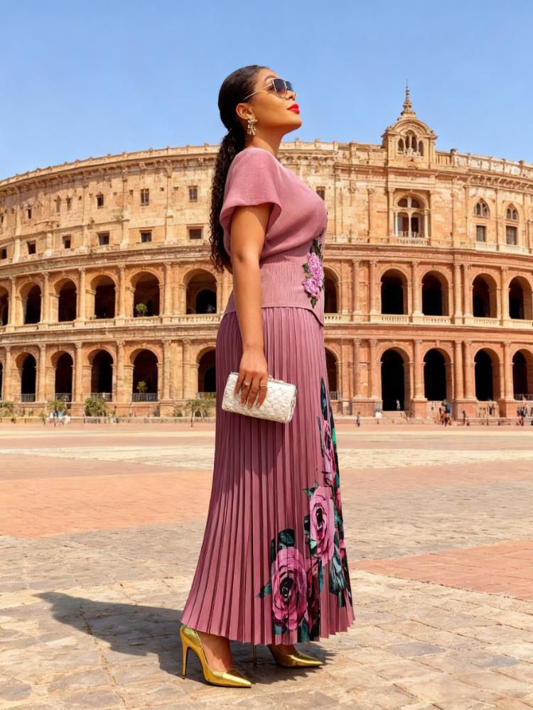 women elegant floral printed skirt set women elegant floral printed skirt set