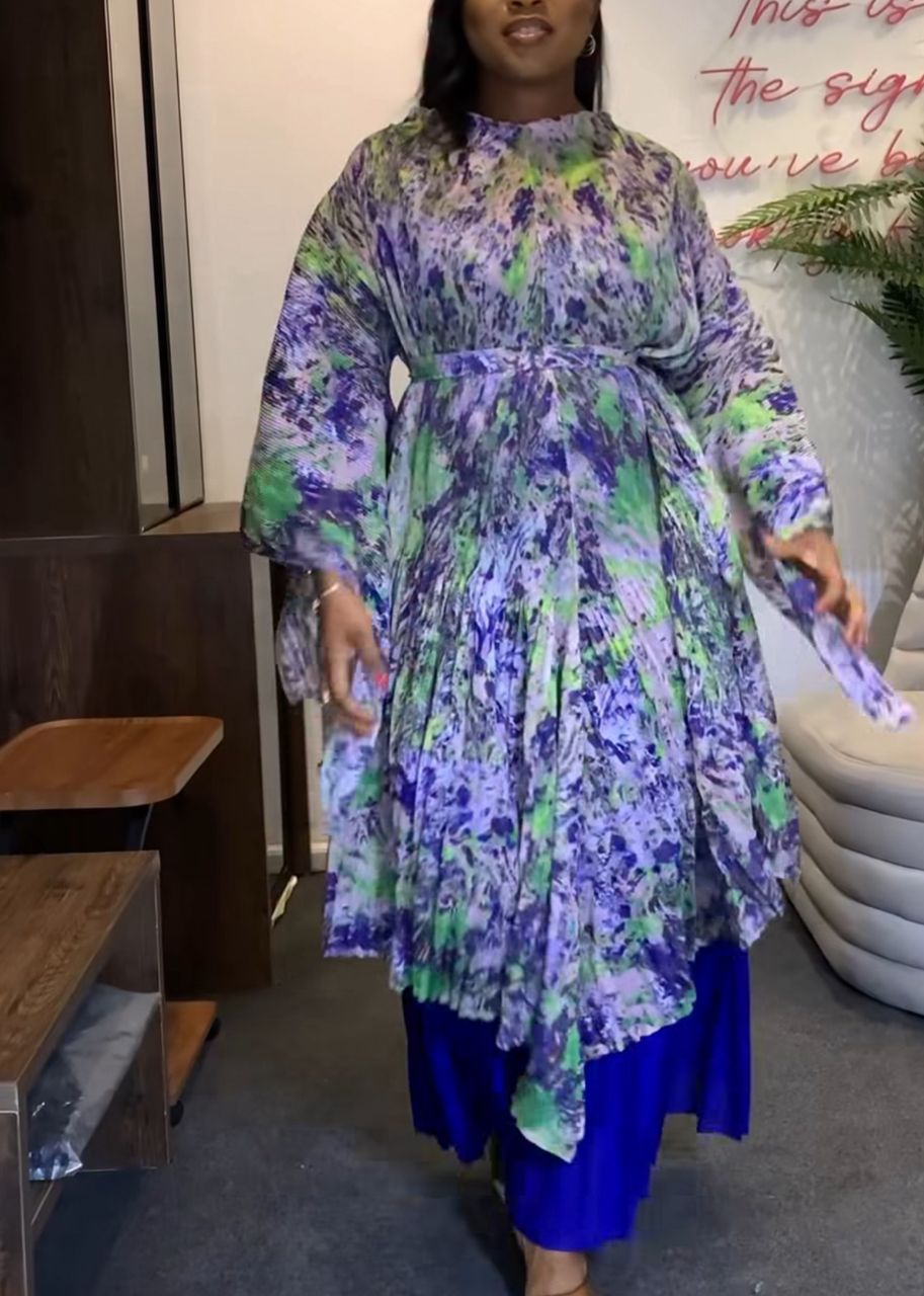 Home two piece set plated floral