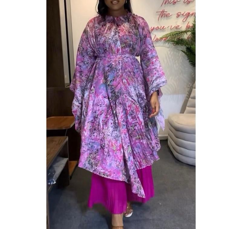 two piece set plated floral two piece set plated floral