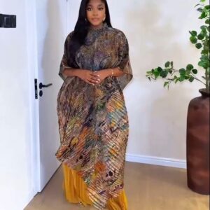 two piece set plated floral