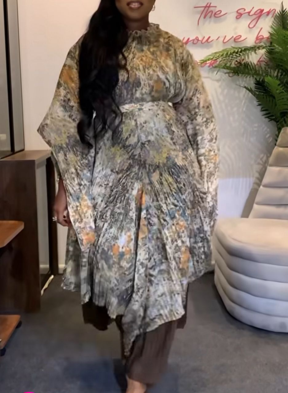 two piece set plated floral two piece set plated floral